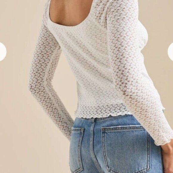 NWT Altar'd State Hallie Lace Up Top Size Small - Picture 3 of 6